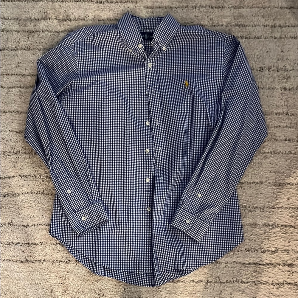 Ralph Lauren Blue Casual Button Down Shirt